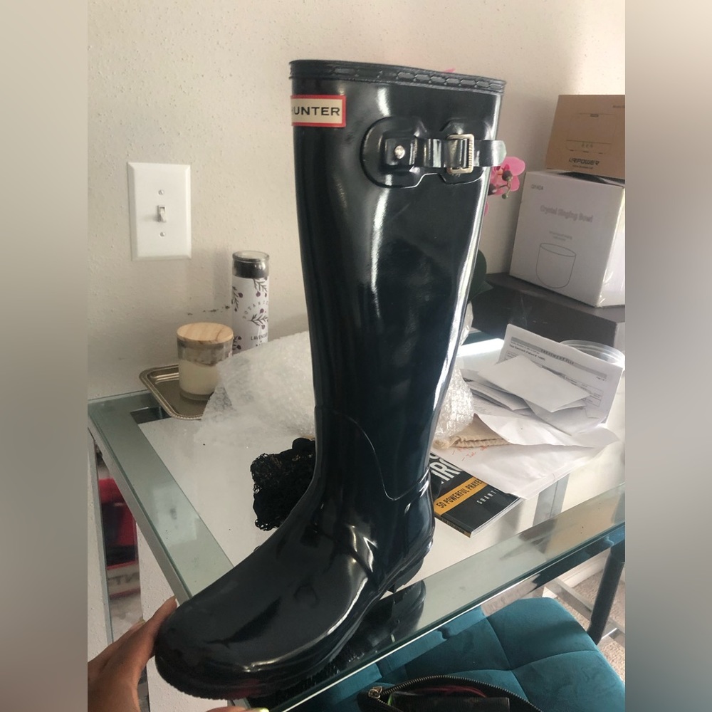 Authentic Hunter tall rain boots